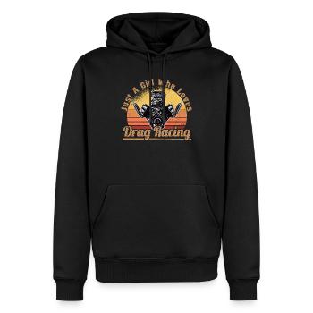 Rennfahrer Rennwagen Tuning Rennsport Motorsport - Männer Premium Bio Hoodie - Schwarz - Vorne - Nico (187cm)