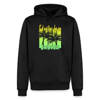 I'd rather be in Barbados - Men’s Premium Organic Hoodie - black - Front - Nico (187cm)