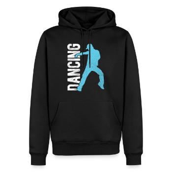 Breakdancing Tanzen für Tänzer - Männer Premium Bio Hoodie - Schwarz - Vorne - Nico (187cm)