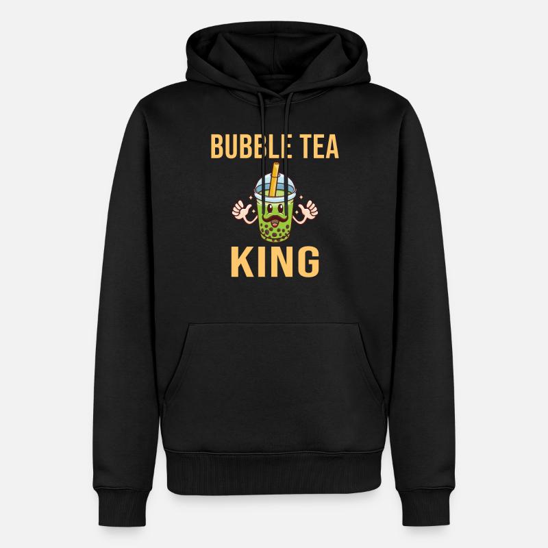 Bubble Tea Lover Cadeau - Sweat à capuche Premium bio Homme - noir