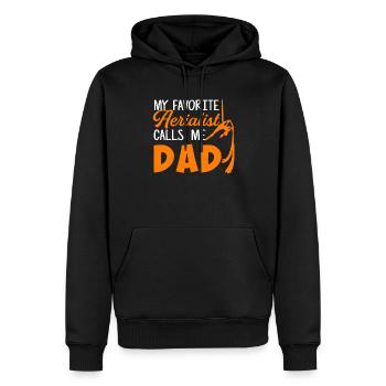 aerialist calls me dad, Aerialist Aerial Silks - Männer Premium Bio Hoodie - Schwarz - Vorne - Nico (187cm)