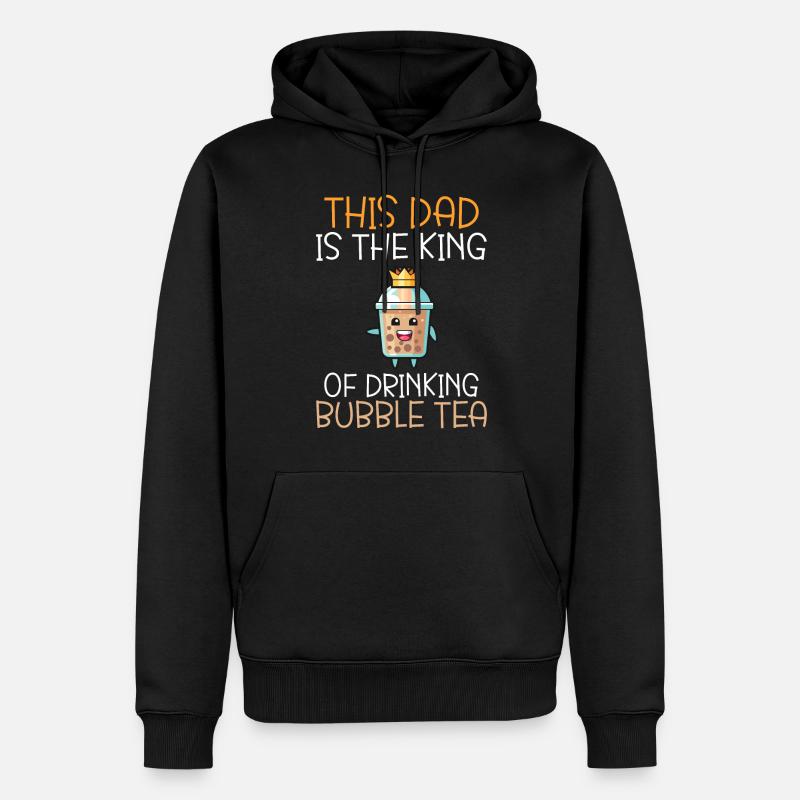 Bubble Tea Lover Cadeau - Sweat à capuche Premium bio Homme - noir