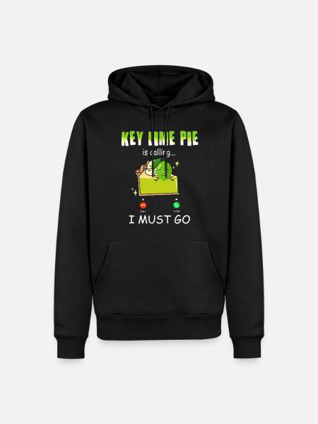 Funny Lemon Cake Design - Men’s Premium Organic Hoodie - black