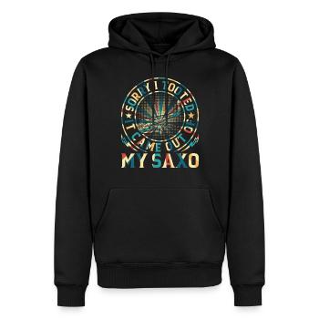 Sorry I Tooted It Came Out Of My Saxo - Saxophone - Männer Premium Bio Hoodie - Schwarz - Vorne - Nico (187cm)