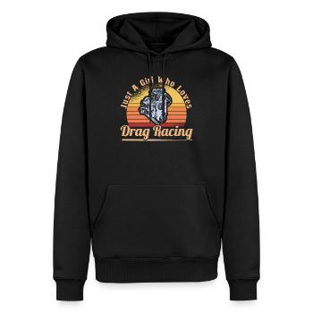 Rennfahrer Rennwagen Tuning Rennsport Motorsport - Männer Premium Bio Hoodie - Schwarz - Vorne - Nico (187cm)