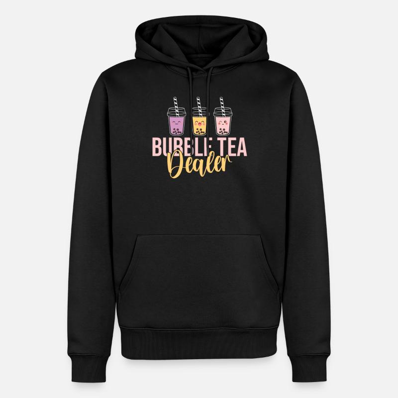Bubble Tea Lover Cadeau - Sweat à capuche Premium bio Homme - noir