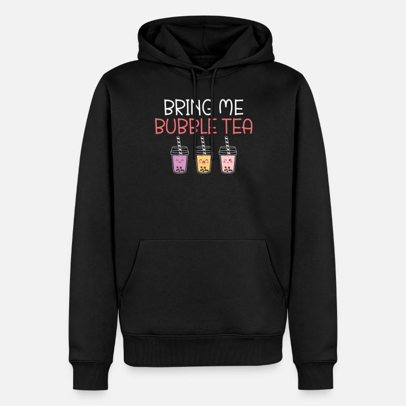 Bubble Tea Lover Cadeau - Sweat à capuche Premium bio Homme - noir