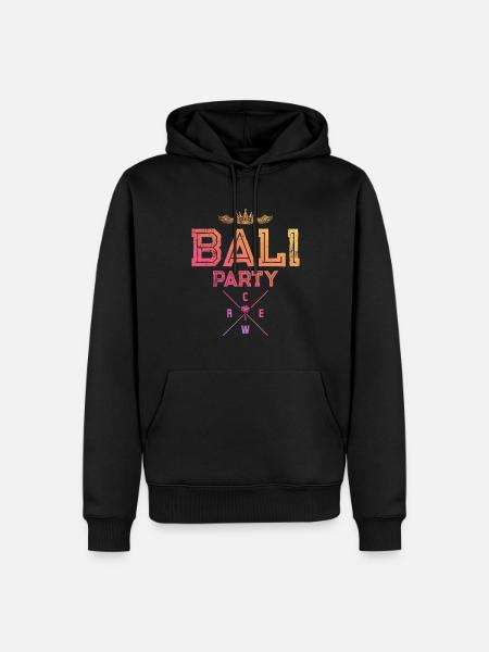 Bali Party Crew - Men’s Premium Organic Hoodie - black
