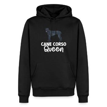 Cane Corso - Men’s Premium Organic Hoodie - black - Front - Nico (187cm)
