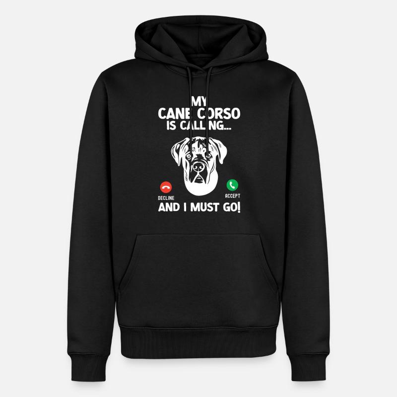Cane corso - Sweat à capuche Premium bio Homme - noir