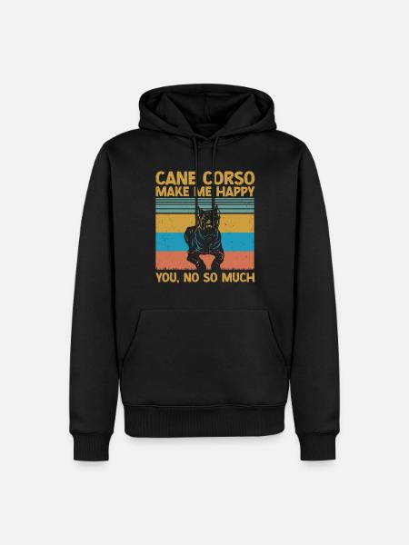 Cane Corso - Men’s Premium Organic Hoodie - black