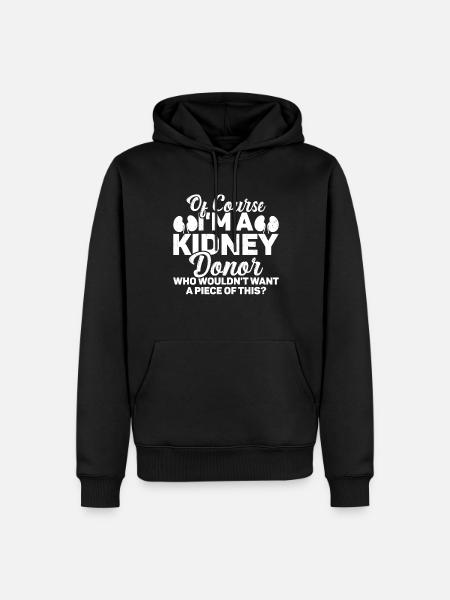 Kidney donor - Men’s Premium Organic Hoodie - black