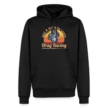 Rennfahrer Rennwagen Tuning Rennsport Motorsport - Männer Premium Bio Hoodie - Schwarz - Vorne - Nico (187cm)