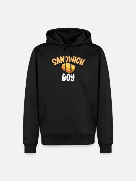 Sandwich Lover Gift - Men’s Premium Organic Hoodie - black