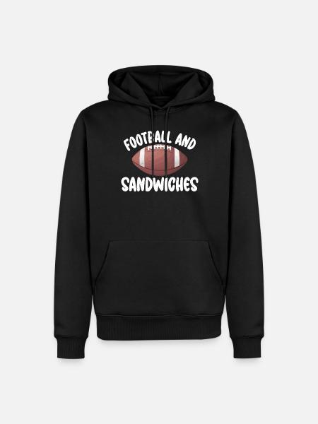 Sandwich Lover Gift - Men’s Premium Organic Hoodie - black