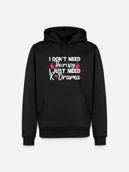 K-Drama - Men’s Premium Organic Hoodie - black