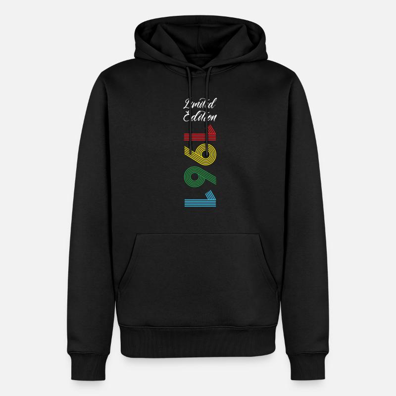 Édition limitée 1961 - Sweat à capuche Premium bio Homme - noir