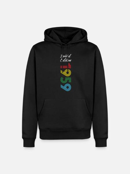 Édition limitée 1959 - Sweat à capuche Premium bio Homme - noir