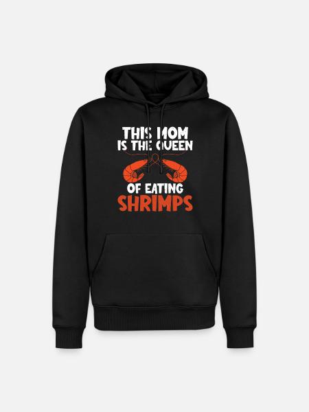 Shrimp Lover Gift - Men’s Premium Organic Hoodie - black
