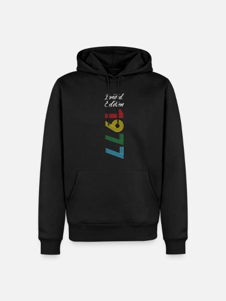 Limited Edition 1977 - Men’s Premium Organic Hoodie - black