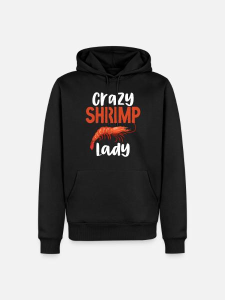 Shrimp Lover Gift - Men’s Premium Organic Hoodie - black