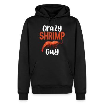 Garnelenliebhaber Geschenk - Männer Premium Bio Hoodie - Schwarz - Vorne - Nico (187cm)