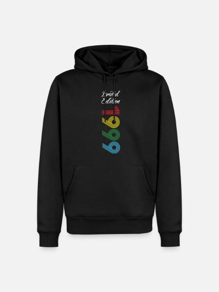 Édition limitée 1999 - Sweat à capuche Premium bio Homme - noir