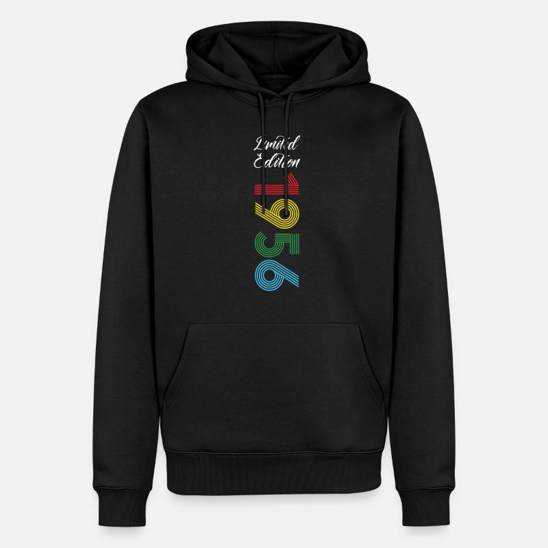 Édition limitée 1956 - Sweat à capuche Premium bio Homme - noir