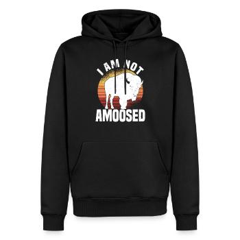 Büffel Bison Ochse Indianer Amerikanisch - Männer Premium Bio Hoodie - Schwarz - Vorne - Nico (187cm)