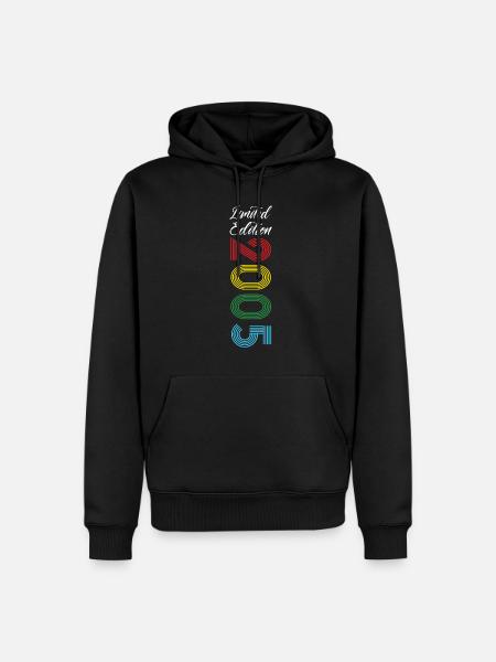 Limited Edition 2005 - Men’s Premium Organic Hoodie - black