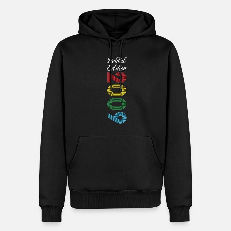 Édition limitée 2009 - Sweat à capuche Premium bio Homme - noir