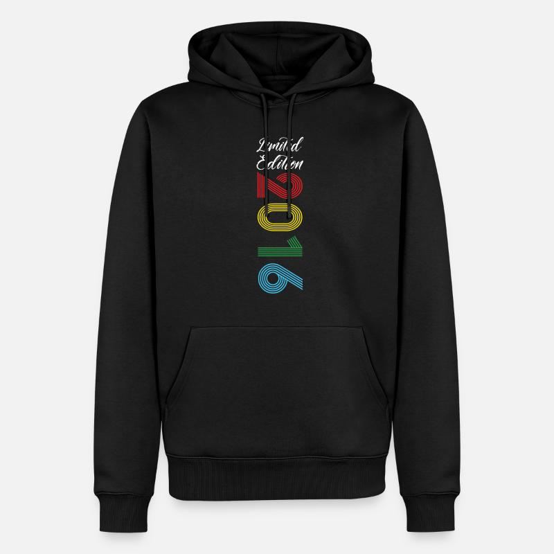 Edition Limitée 2016 - Sweat à capuche Premium bio Homme - noir