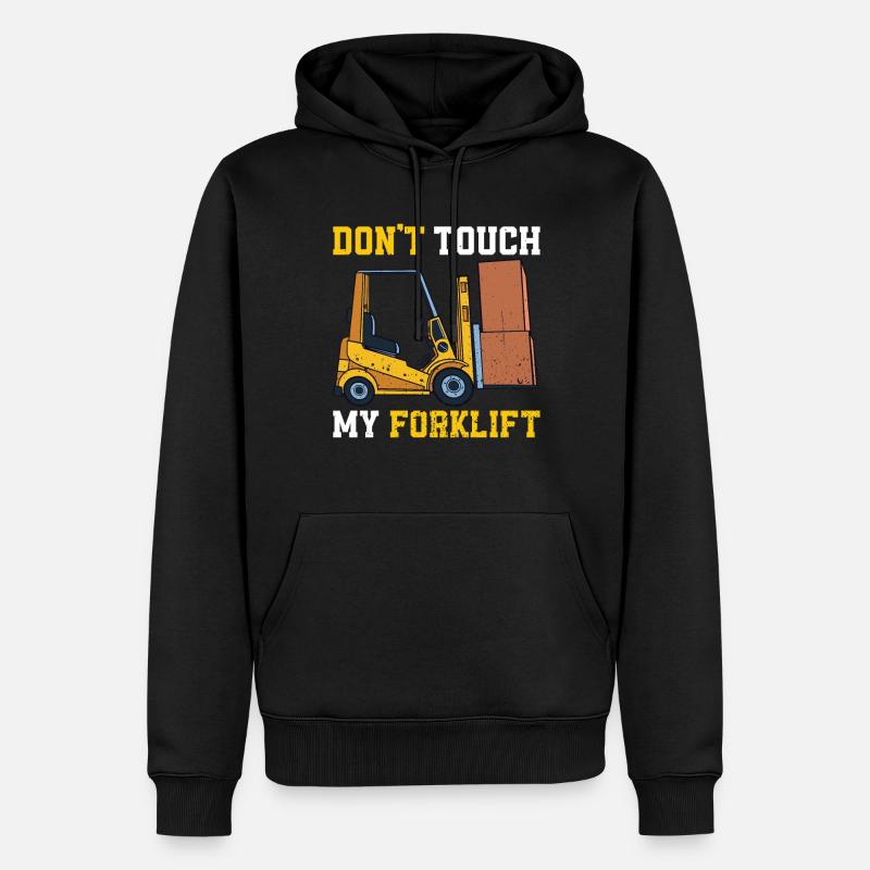 Gabelstaplerfahrer - Männer Premium Bio Hoodie - Schwarz