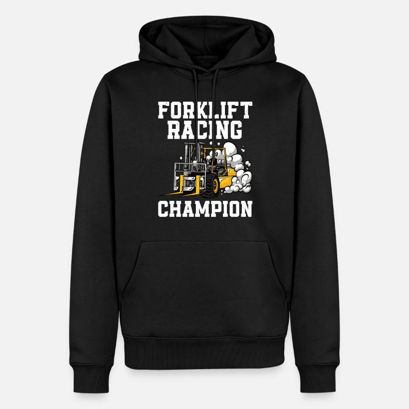 Gabelstaplerfahrer - Männer Premium Bio Hoodie - Schwarz