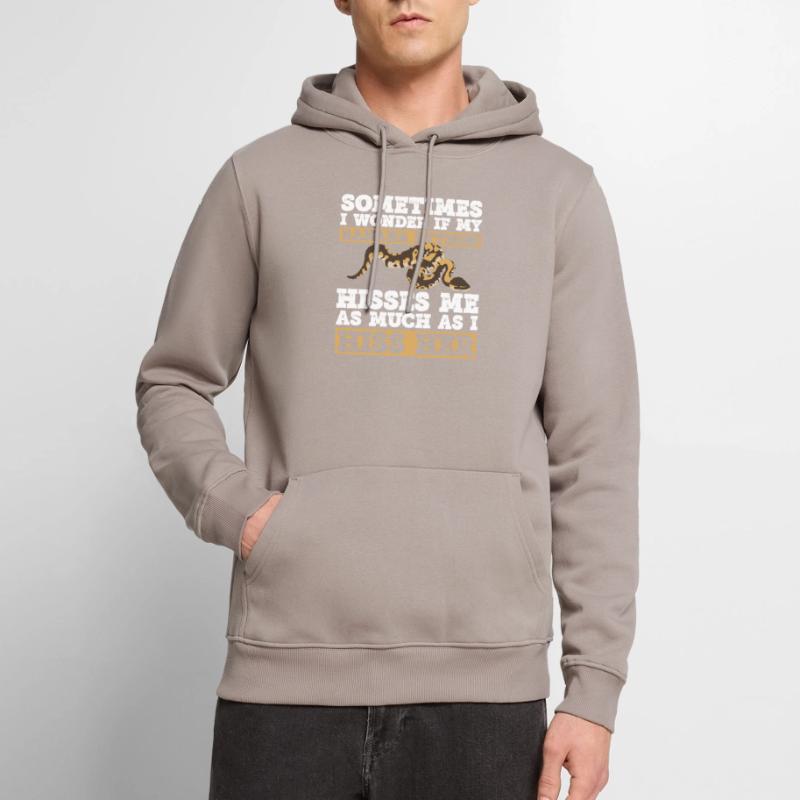 Bananenkugel Python Königsphython Männer Premium Bio Hoodie