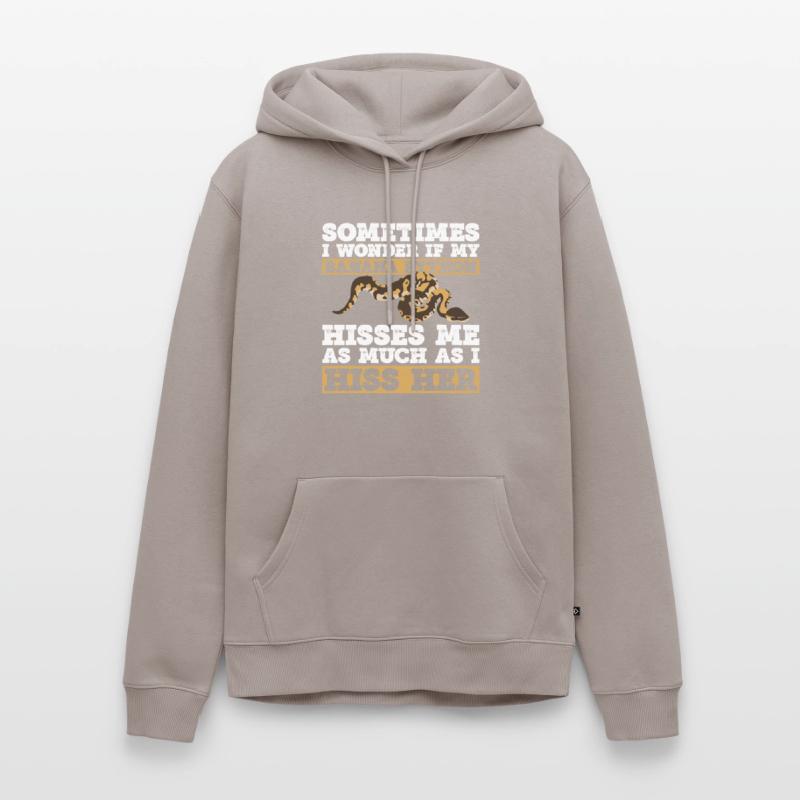 Bananenkugel Python Königsphython Männer Premium Bio Hoodie