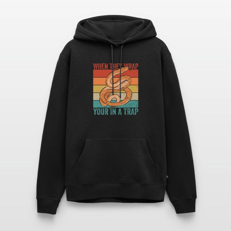 Königspython Boule de banane Python Sweat à capuche Premium bio Homme