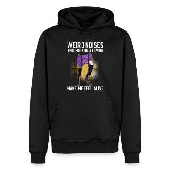 Beinprothesen Und Prothesen - Männer Premium Bio Hoodie - Schwarz - Vorne - Nico (187cm)