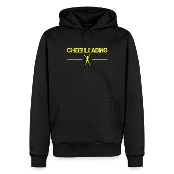 Cheerleading - Männer Premium Bio Hoodie - Schwarz - Vorne - Nico (187cm)
