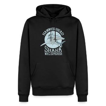Hammerhai-flüsterer Meeresbiologe - Männer Premium Bio Hoodie - Schwarz - Vorne - Nico (187cm)