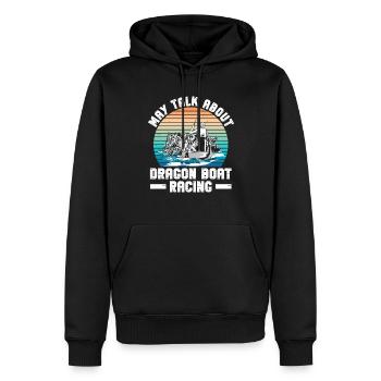Drachenboot Und Drachenboottrainer - Sweat à capuche Premium bio Homme - noir - Devant - Nico (187cm)