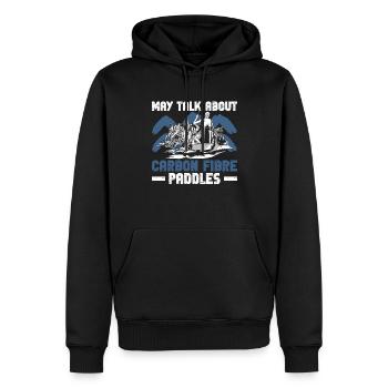 Drachenboot Und Drachenbootmannschaft - Sweat à capuche Premium bio Homme - noir - Devant - Nico (187cm)