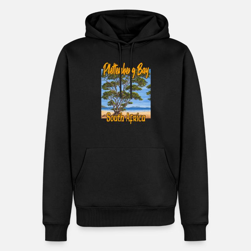 Plettenberg Bay Afrique du Sud - Sweat à capuche Premium bio Homme - noir