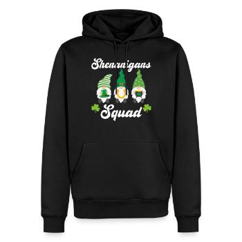Shenanigans Squad Teacher St Patrick’s Day - Sweat à capuche Premium bio Homme - noir - Devant - Nico (187cm)