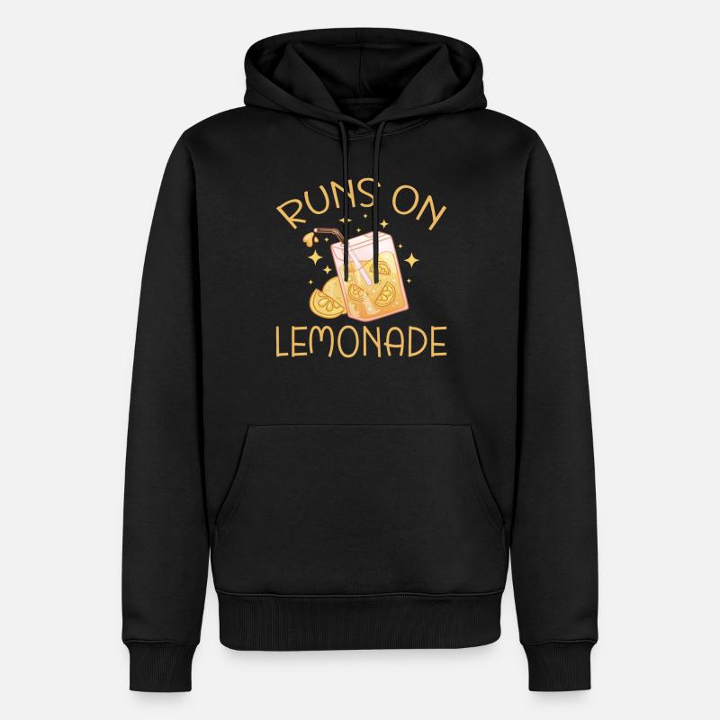 Limonade Geschenkideen - Männer Premium Bio Hoodie - Schwarz