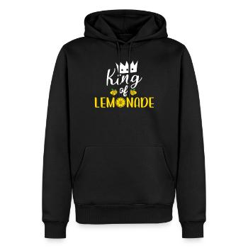 Limonade-Geschenk-Ideen - Männer Premium Bio Hoodie - Schwarz - Vorne - Nico (187cm)