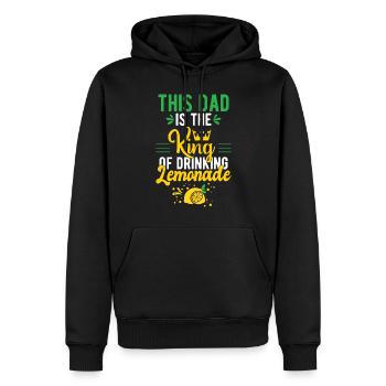 Limonade-Geschenk-Ideen - Männer Premium Bio Hoodie - Schwarz - Vorne - Nico (187cm)