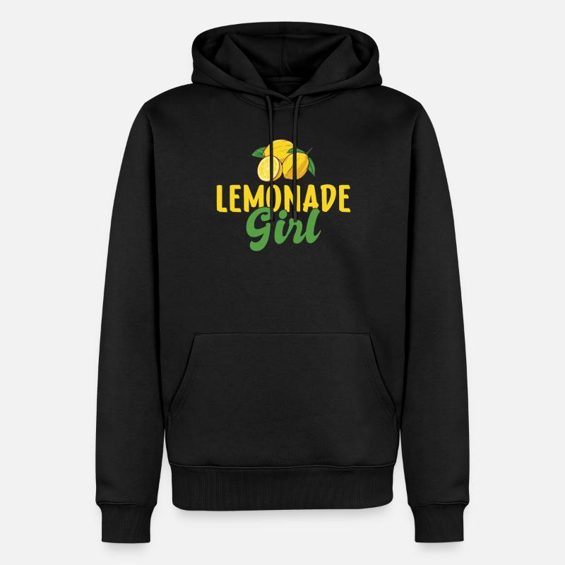 Limonade-Geschenk-Ideen - Männer Premium Bio Hoodie - Schwarz