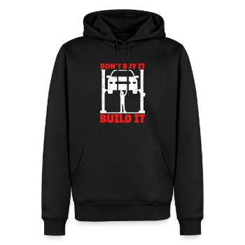 JDM Motorsport Auto Tuning Automobile - Sweat à capuche Premium bio Homme - noir - Devant - Nico (187cm)