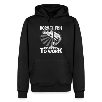 Angeln Opa papa - Männer Premium Bio Hoodie - Schwarz - Vorne - Nico (187cm)
